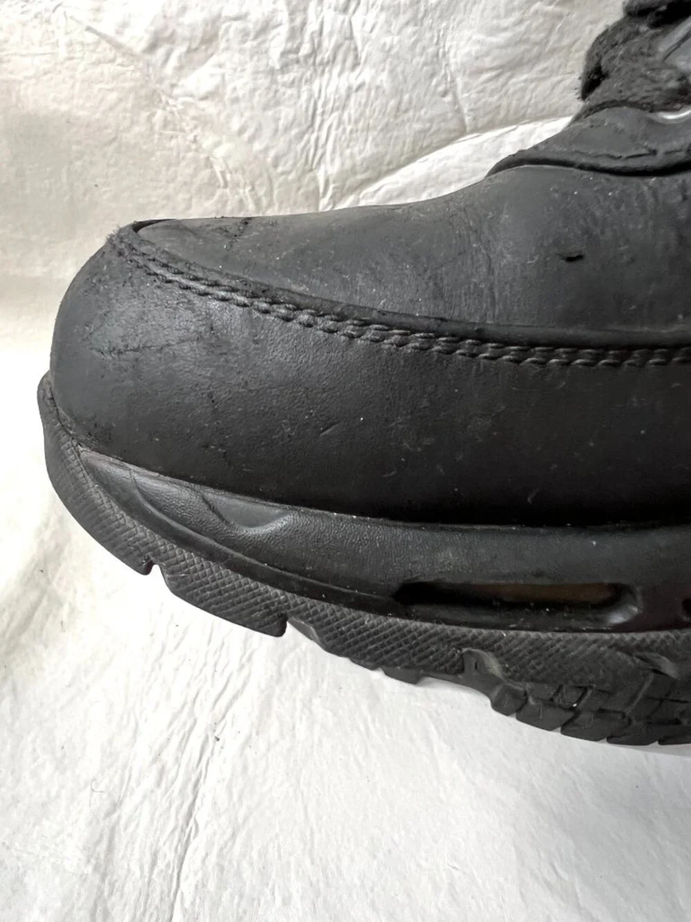 Nike Air Max Goadome boots US mens 12 triple black leather ACG lace up sneaker